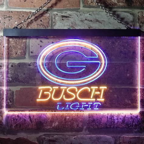 Green Bay Packers Busch Light LED Sign Home Bar Decor – Lynseriess