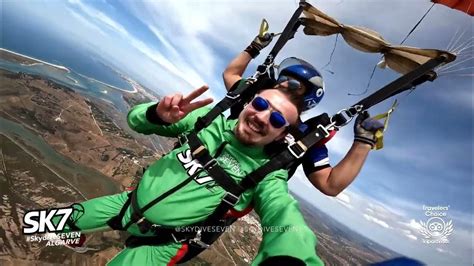 Tandem Skydive Salto De Paraquedas Algarve Mykola Youtube