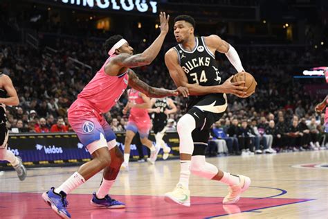 Giannis Antetokounmpos Triple Double Questionable But Milwaukee Bucks Win Over Washington