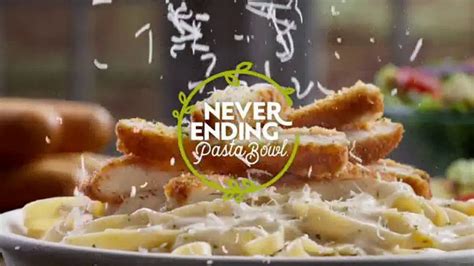 Olive Garden Never Ending Pasta Bowl TV Spot Desde 13 99 dólares