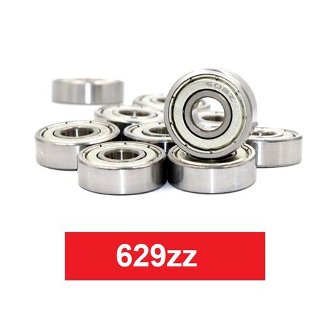 629zz Deep Groove Bearing - Orange 3D