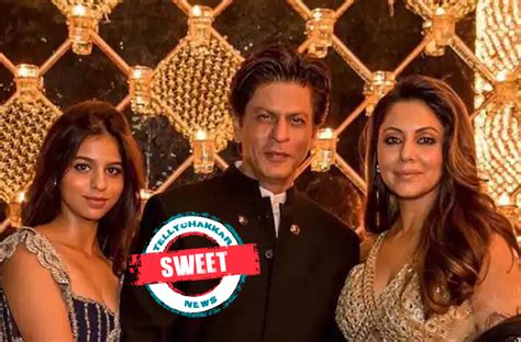 Sweet Shahrukh Khan And Gauri Drop In To Say Hello To Daughter Suhana