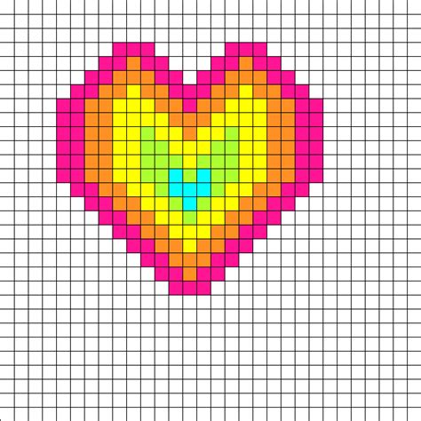 Perler Bead Heart Patterns Atelier Yuwa Ciao Jp