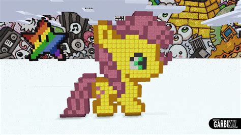 Minecraft My Little Pony Pixel Art Template