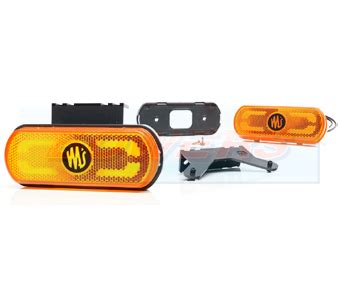 Was W V V Amber Led Marker Light Lamp With Down Light Perimeter