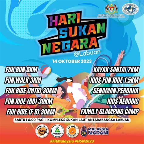 Hari Sukan Negara 2023 Jadual Peringkat Kebangsaan & Negeri