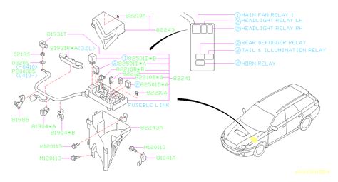 Subaru Crosstrek Premium Plus W Eyesight Fuse Box Cover