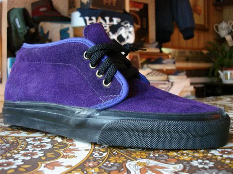 Theothersideofthepillow Vintage Vans Purple Suede Chukka Boot Style