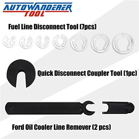 AutoWanderer Tool Fuel Line Disconnect Tool Set - Master Quick Disconnect Tool for AC Fuel Line ...