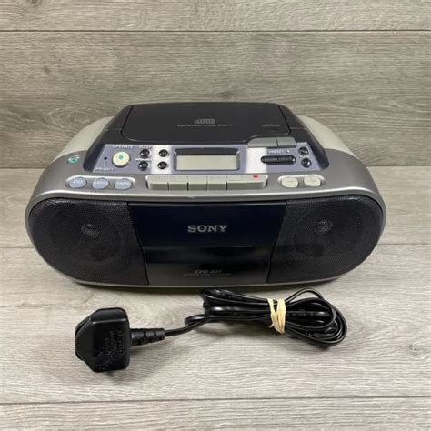 Sony Cfd S Boombox Cd Player Am Fm Radio Cassette Recorder