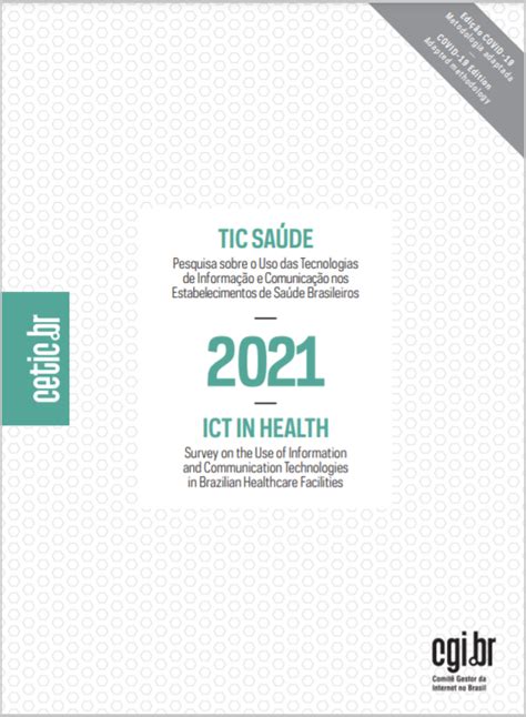 Cetic Br Pesquisa Sobre O Uso Das Tecnologias De Informa O E