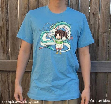 Spirited Away T Shirt Chihiro And Haku Colorful Shirts Shirts