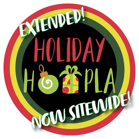 Holiday Hoopla Sale (Extended)! – Max's Degrees