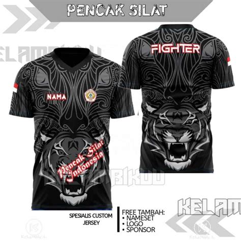 Jersey Pencak Silat Printing Custom Terbaru Baju Kaos Bela Diri Terbaru