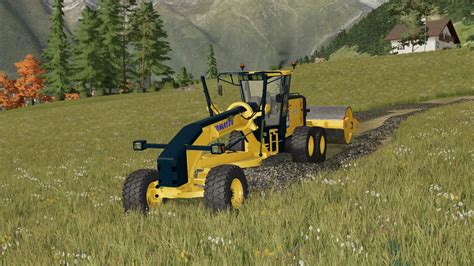 Komatsu Gd 655 Motor Grader V10 Fs22 Mod Farming Simulator 22 Mod