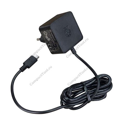 Оригинальный блок питания 15.3Вт USB-C для Raspberry Pi 4 черный купить ...