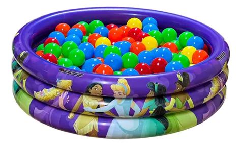 Piscina Infantil Infl Vel Litros Colorida Bolinhas Frete Gr Tis