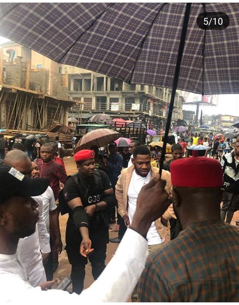 Frodd Visits Onitsha Market Fire Scene (Photos) - Celebrities - Nigeria