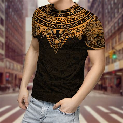 Premium Aztec Mexico T Shirt Aztec Shirt Mexico Inspired Etsy