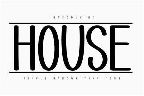 House Font By Harlek Studio · Creative Fabrica