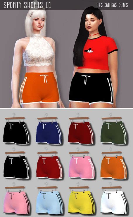 Tops Página Web De Descargassims Ts4cc Sims 4 Clothing Sims 4 Cc