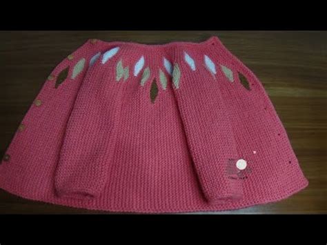 Como Tejer Cardigan Talla 2 A Dos Agujas Paso A Paso Video Tutorial