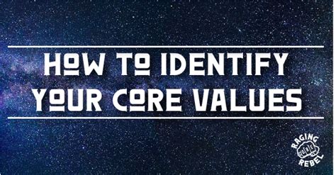 Identifying Your Core Values Anthony John Amyx Business Coach