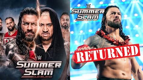 Roman Reigns Return Confirmed Roman Reigns Story Till Wrestlemania