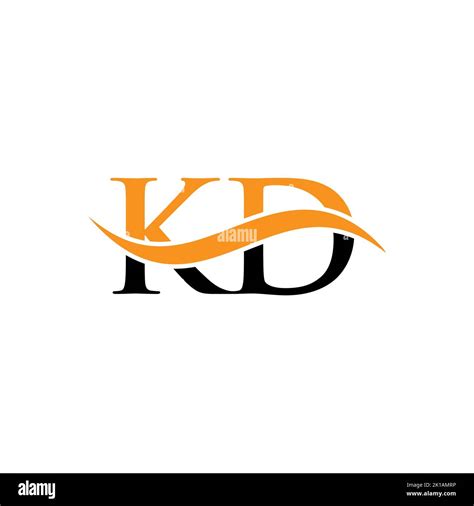 Plantilla Vectorial Con Logotipo De Letras Kd Combine Letra Kd Logo