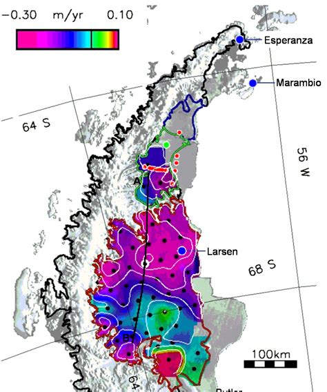 World Data Centre for Glaciology, Cambridge » Thinning of the Larsen ...