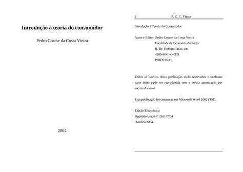 Pdf Introdu O Teoria Do Consumidor Fep Up Pt Exerc Cios