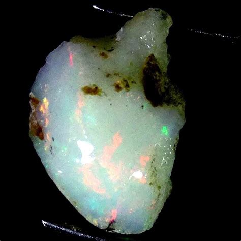 4 75Cts 10X14X9mm 100 Natural Multi Flashing Ethiopian Opal Rough