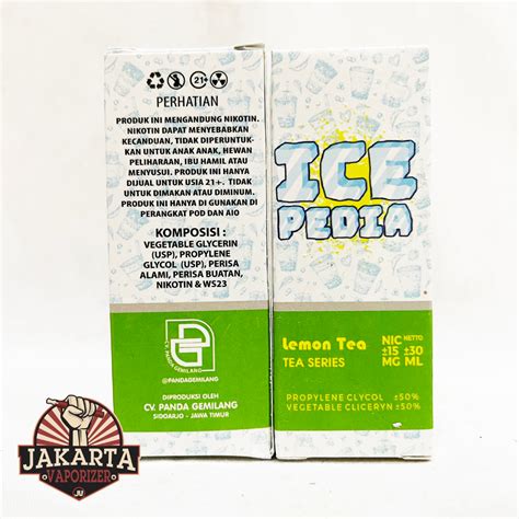 Jual PODS FRIENDLY ICEPEDIA LEMON TEA 30ML 15MG BY MAJAPAHIT Shopee