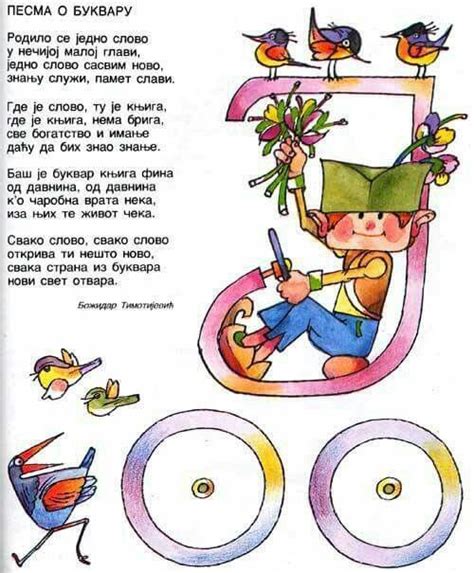 Песма о буквару | Kids library, Kids and parenting, Kids education