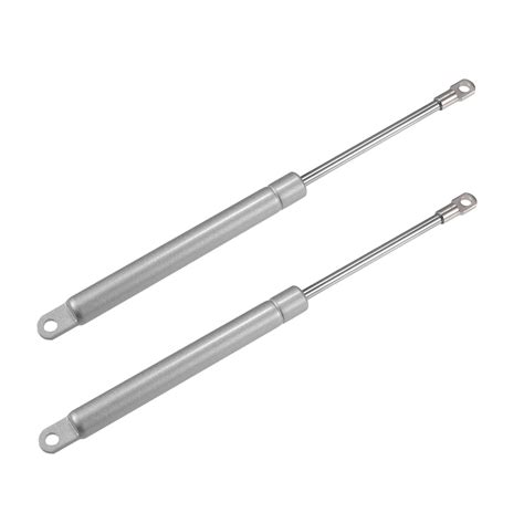 X AUTOHAUX 2 Pcs 10 Inch 40Ib 178N Silver Tone Lift Supports Struts