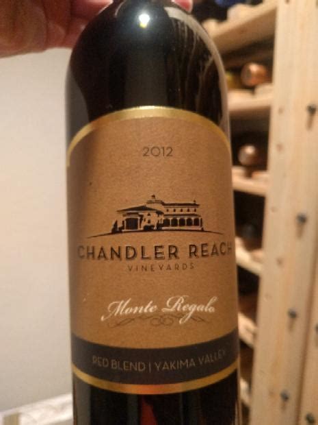 2012 Chandler Reach Vineyards Monte Regalo Usa Washington Columbia