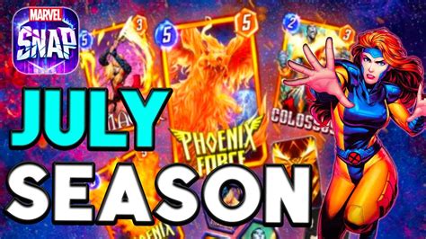 July Season Is Fire Jean Grey Phoenix Force Marvel Snap Youtube