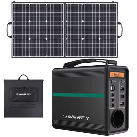 518WH SOLAR GENERATOREN Power Station Notstromaggregat Mit 100W 18V