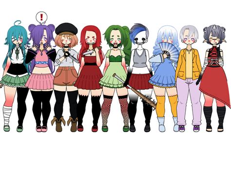 All My Ocs Part 1 By Akichan013 On Deviantart