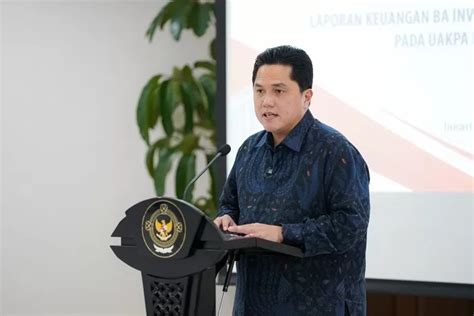 Erick Thohir Konsisten Teratas Dalam Survei Elektabilitas Calon Wakil