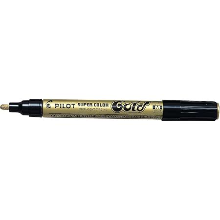 Amazon Pilot Gold Metallic Permanent Paint Markers Medium Point