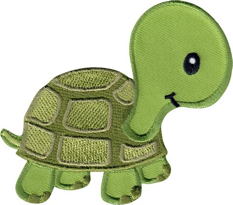 PatchMommy Schildkröte Patch Aufnäher Applikation zum Aufbügeln