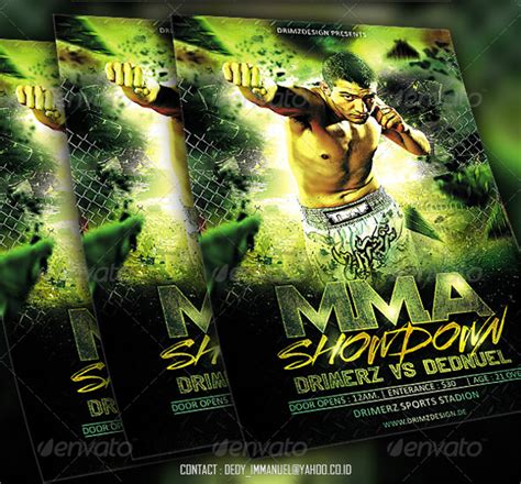 Free 12 Showdown Flyer Templates In Psd