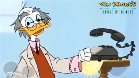 Ludwig Von Drakes House Of Genius Teledinger 1999 Disney Cartoon