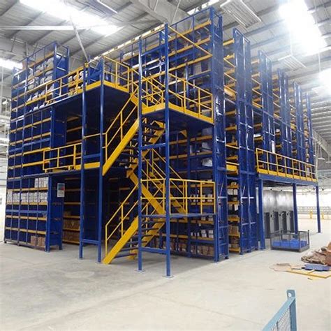 Blue Yellow Ms Slotted Angle Rack At Best Price In Delhi Rajesh