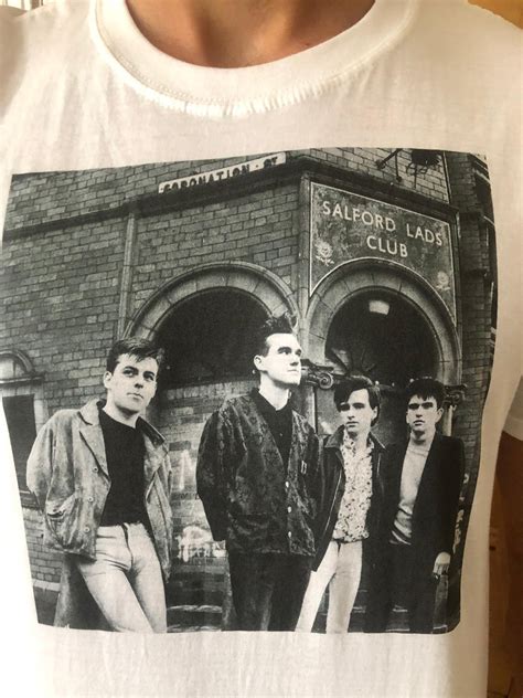 THE SMITHS SALFORD LADS CLUB WHITE T SHIRT