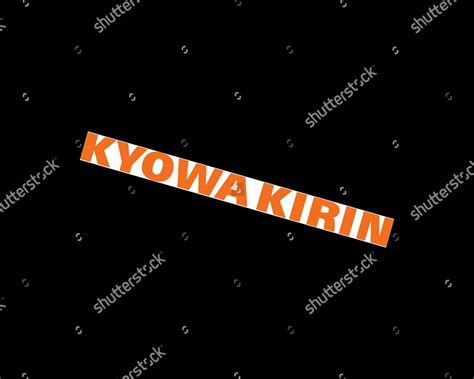 Kyowa Hakko Kirin Rotated Logo Black Editorial Stock Photo - Stock ...