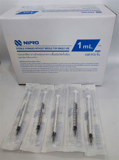 Ml Disposable Syringe Luer Slip Nipro