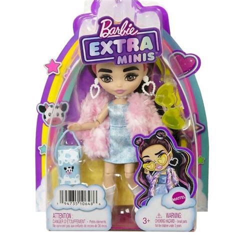 Mattel Barbie Extra Minis Puppe Mit Braunen Haaren Hkp Spar Toys