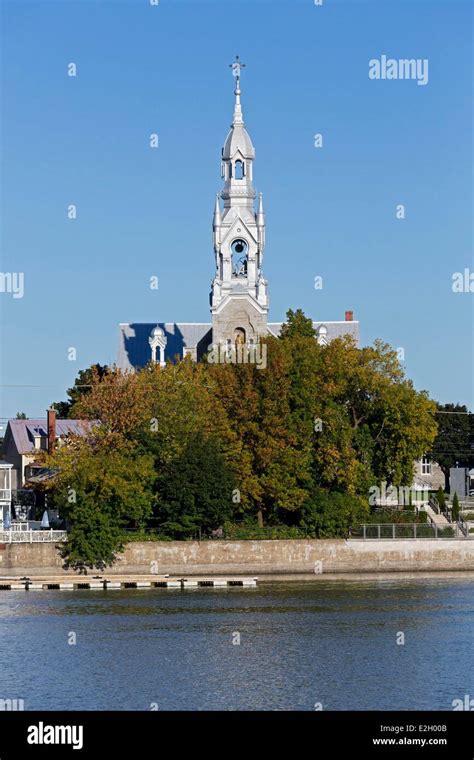 Canada Quebec province Monteregie tourist route of Richelieu Beloeil Old Beloeil St Matthew's ...